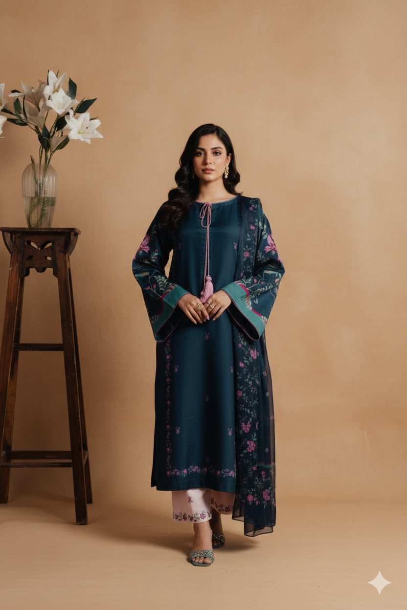 Ensemble (Stitched 3 Pcs)