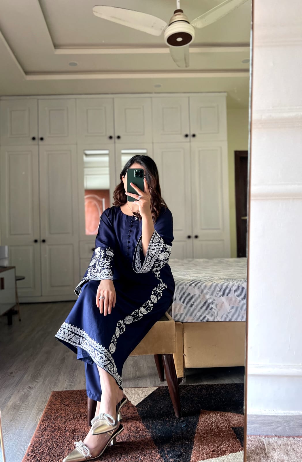Arzou Long Length (Embroidery 2 PCs)