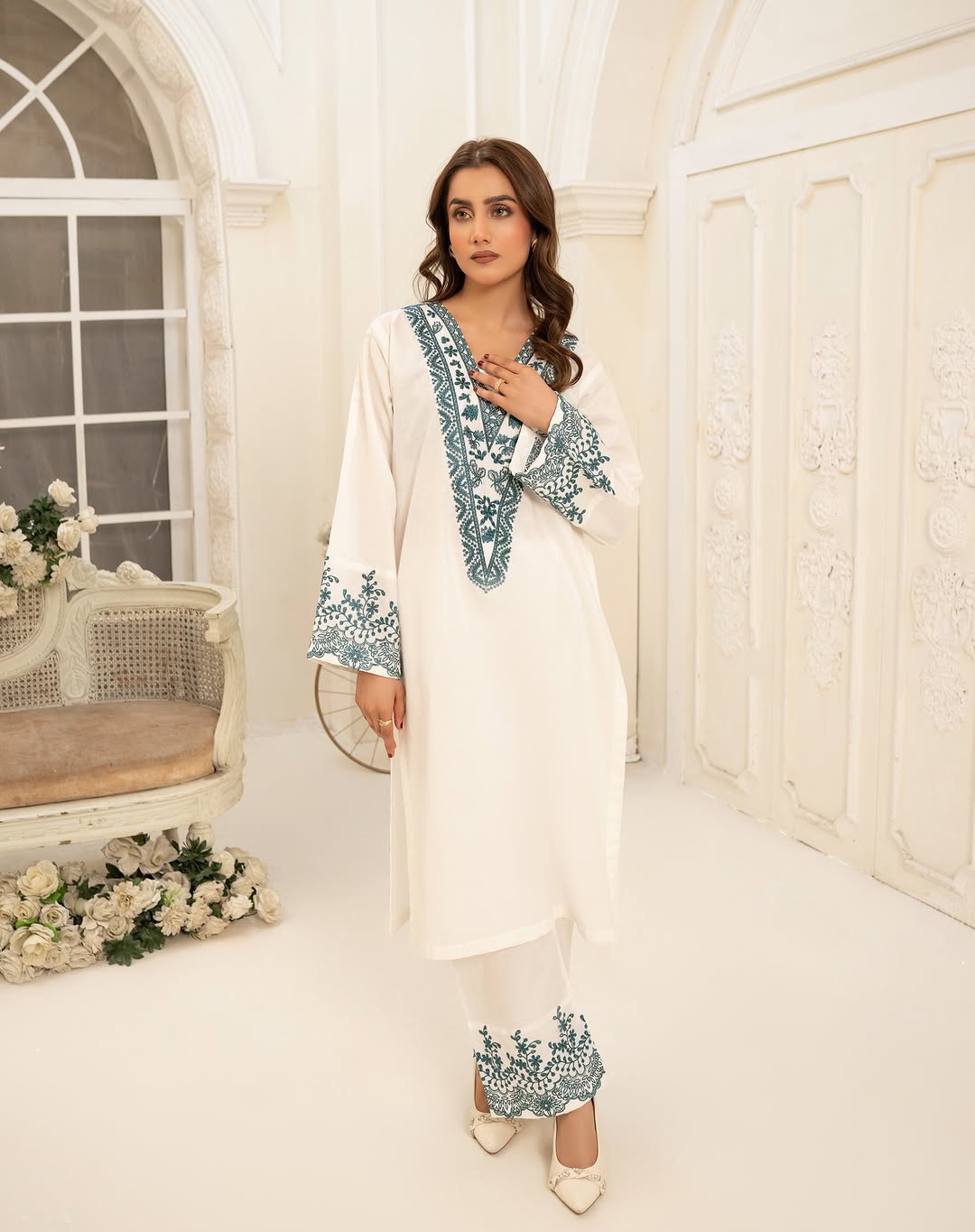 Ayat Long Length (Embroidery 2 Pcs)