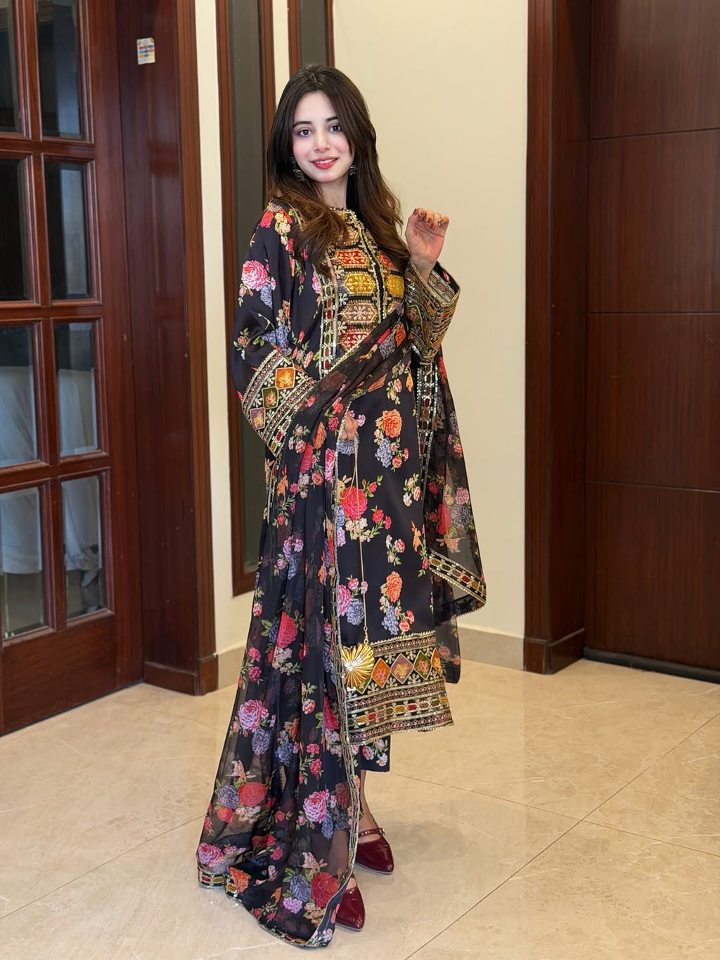 Bulbul Digital Embroidery 3 PCs