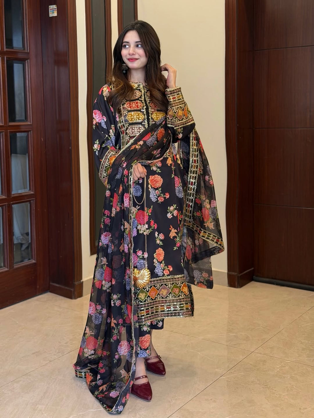 Bulbul Digital Embroidery 3 PCs