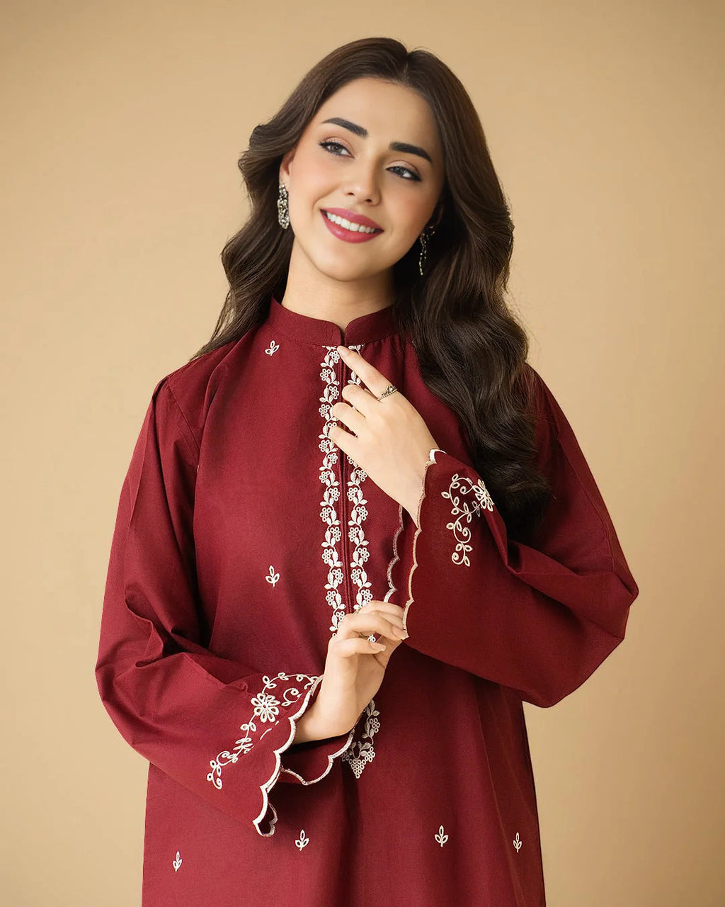 Berry 2 pc embroidered | Premium Fabric | Fast shipping |