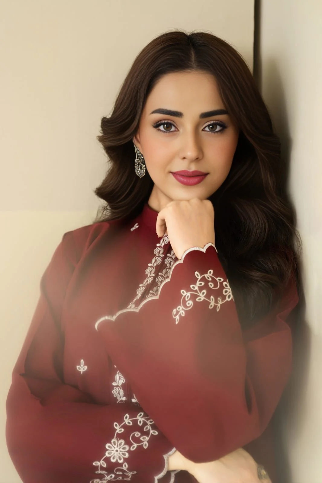 Berry 2 pc embroidered | Premium Fabric | Fast shipping |