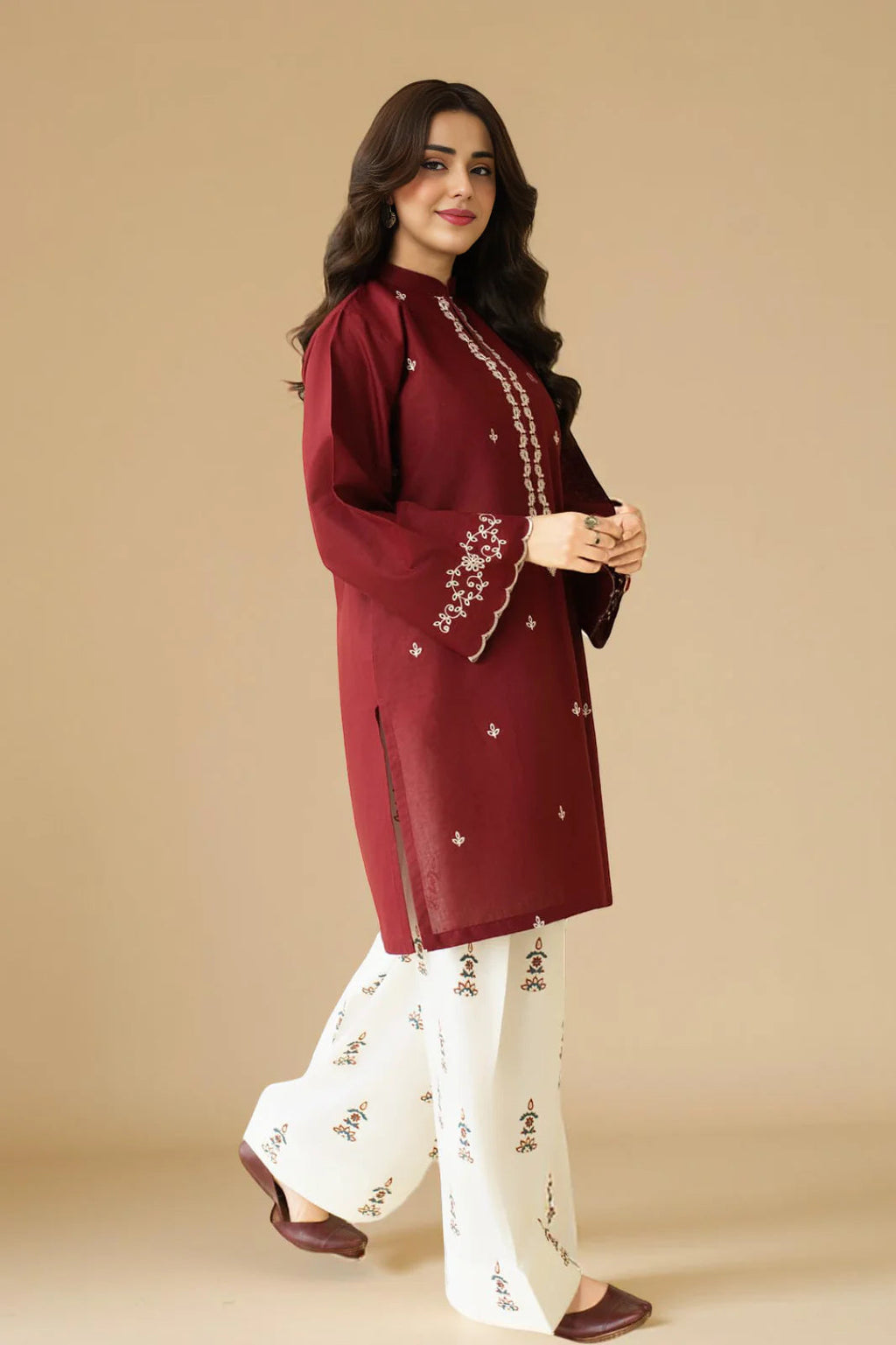Berry 2 pc embroidered | Premium Fabric | Fast shipping |